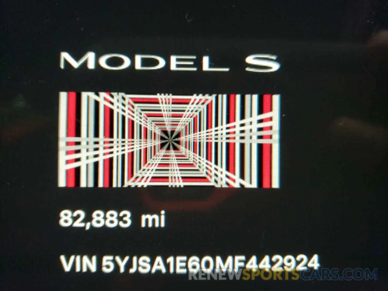 9 fotografías del automóvil dañado 5YJSA1E60MF442924 TESLA MODEL S 2021