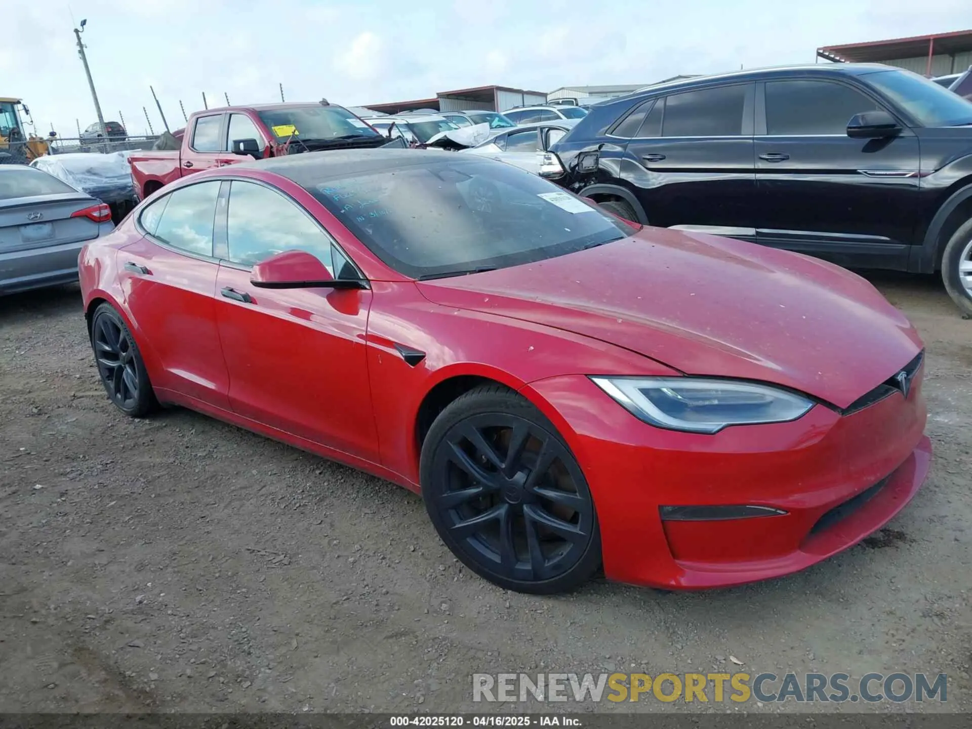 1 fotografías del automóvil dañado 5YJSA1E60MF447203 TESLA MODEL S 2021