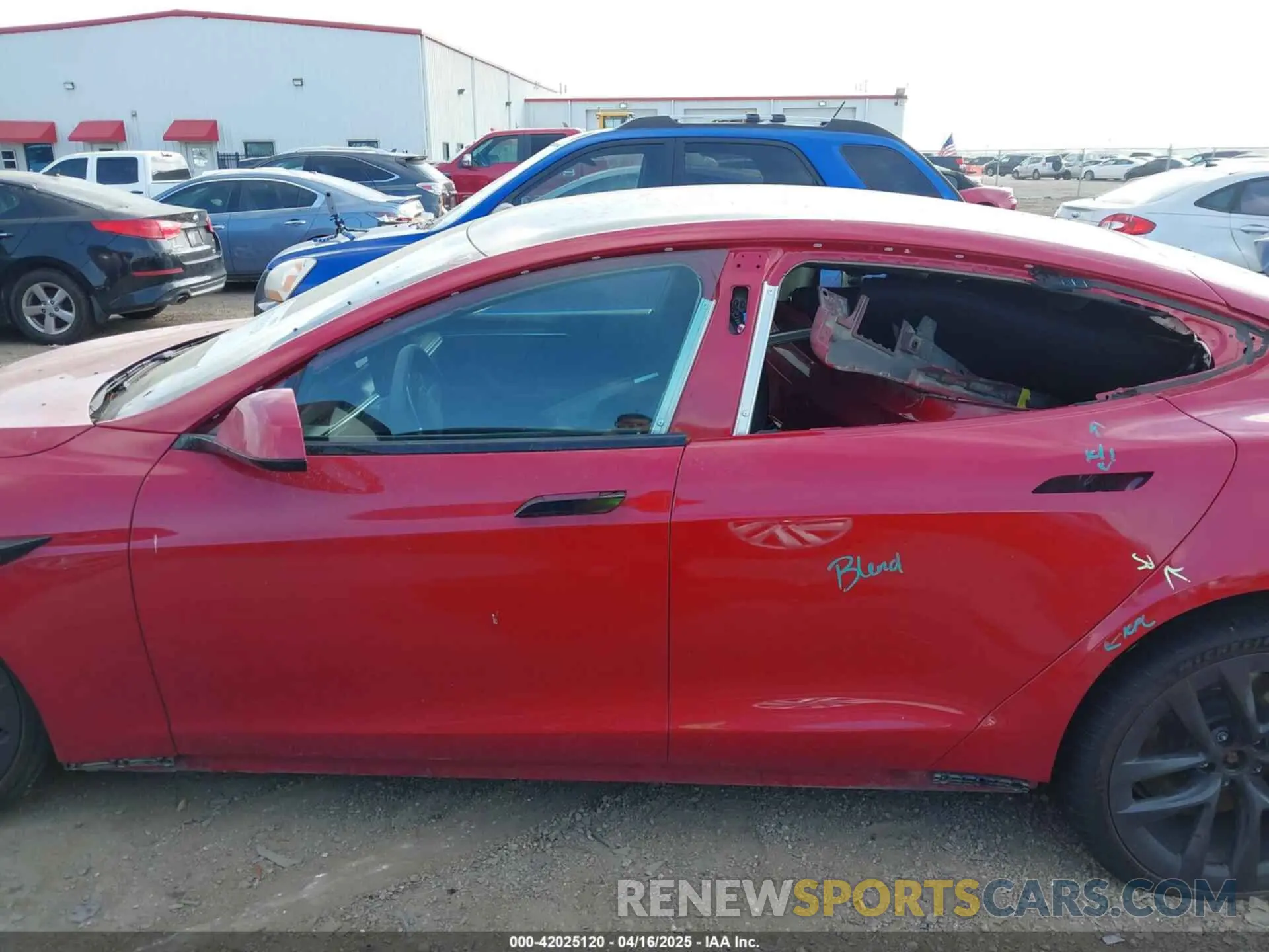 14 fotografías del automóvil dañado 5YJSA1E60MF447203 TESLA MODEL S 2021
