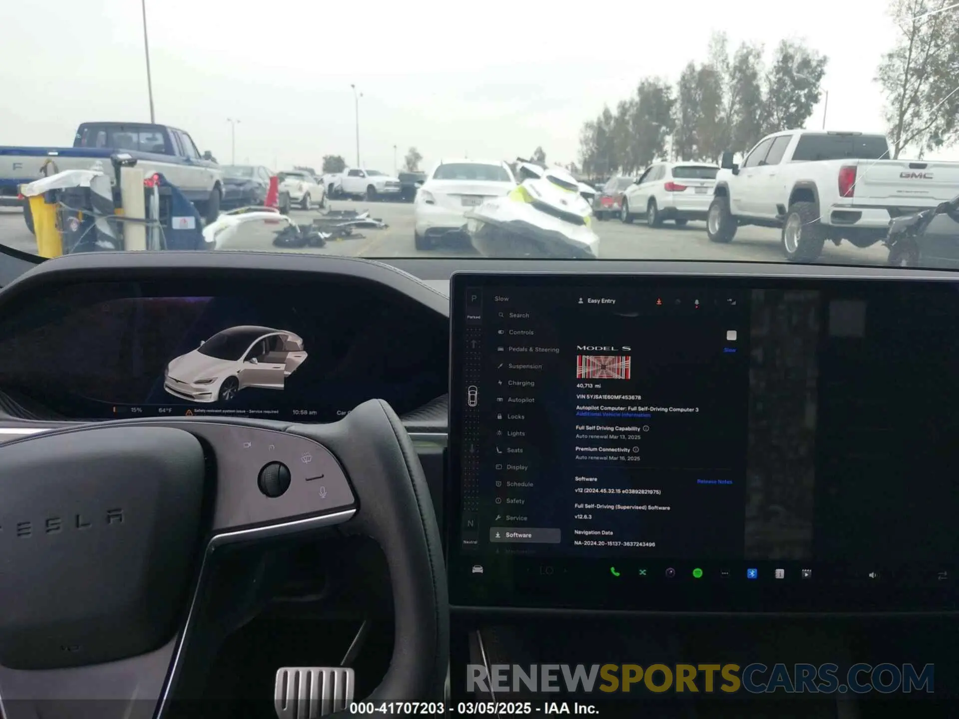 18 fotografías del automóvil dañado 5YJSA1E60MF453678 TESLA MODEL S 2021