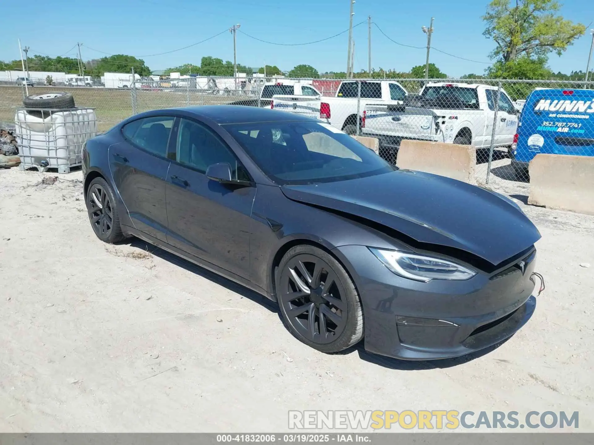 1 fotografías del automóvil dañado 5YJSA1E61MF435321 TESLA MODEL S 2021