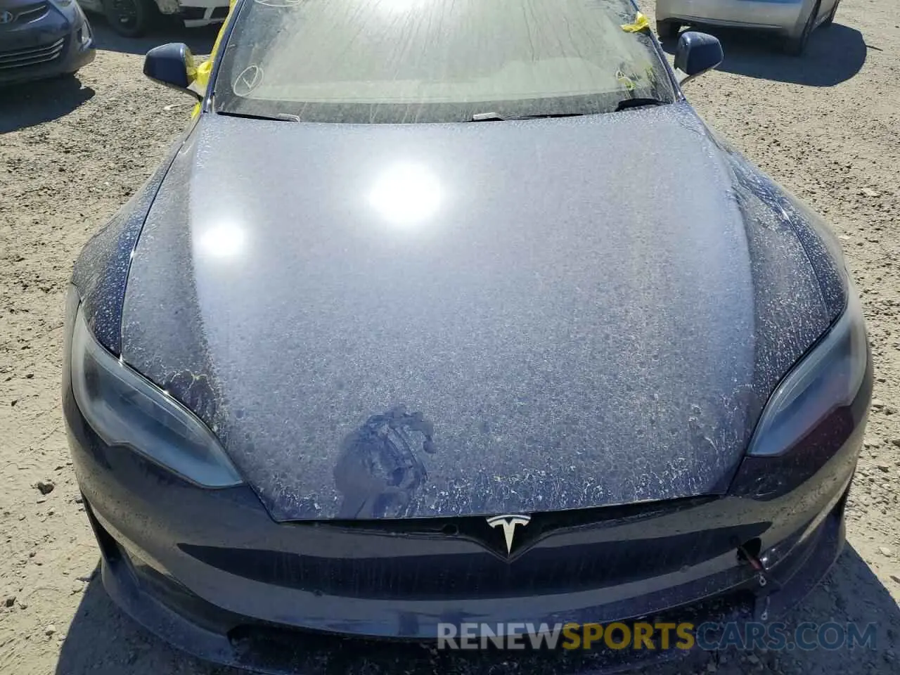 7 fotografías del automóvil dañado 5YJSA1E62MF438566 TESLA MODEL S 2021