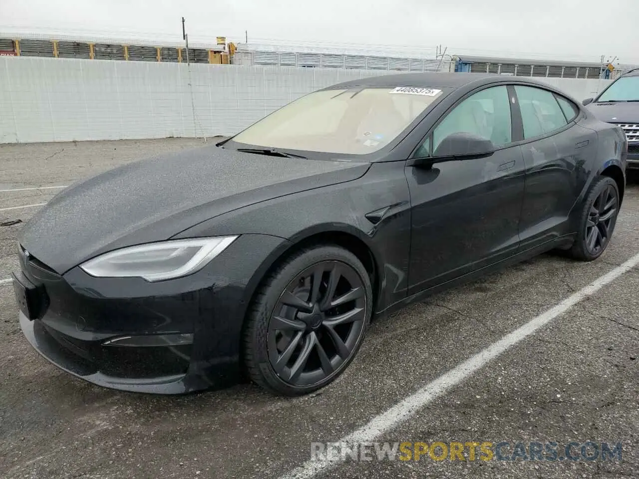 1 fotografías del automóvil dañado 5YJSA1E63MF433361 TESLA MODEL S 2021