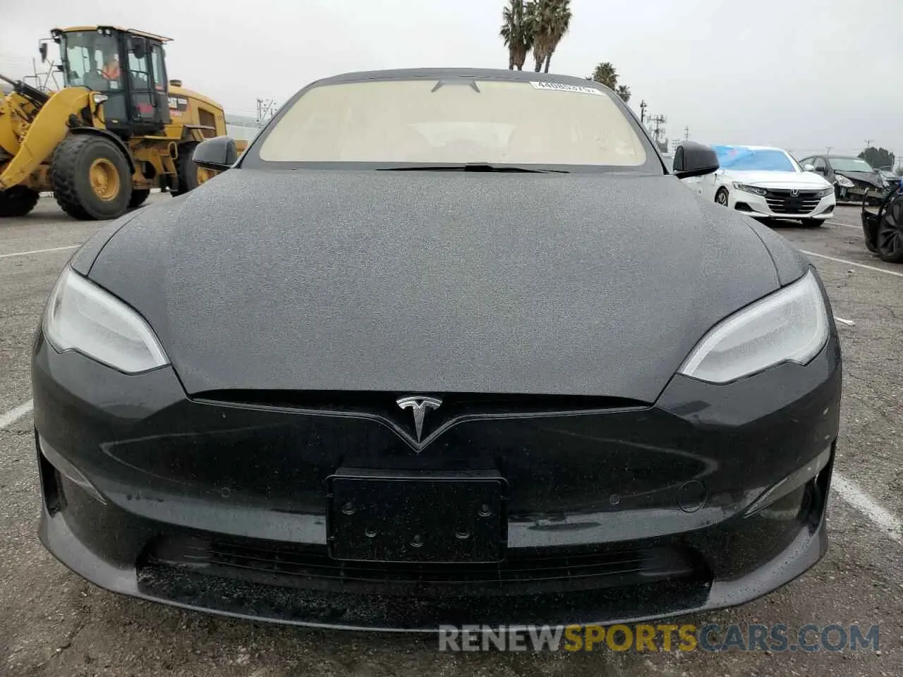 5 fotografías del automóvil dañado 5YJSA1E63MF433361 TESLA MODEL S 2021