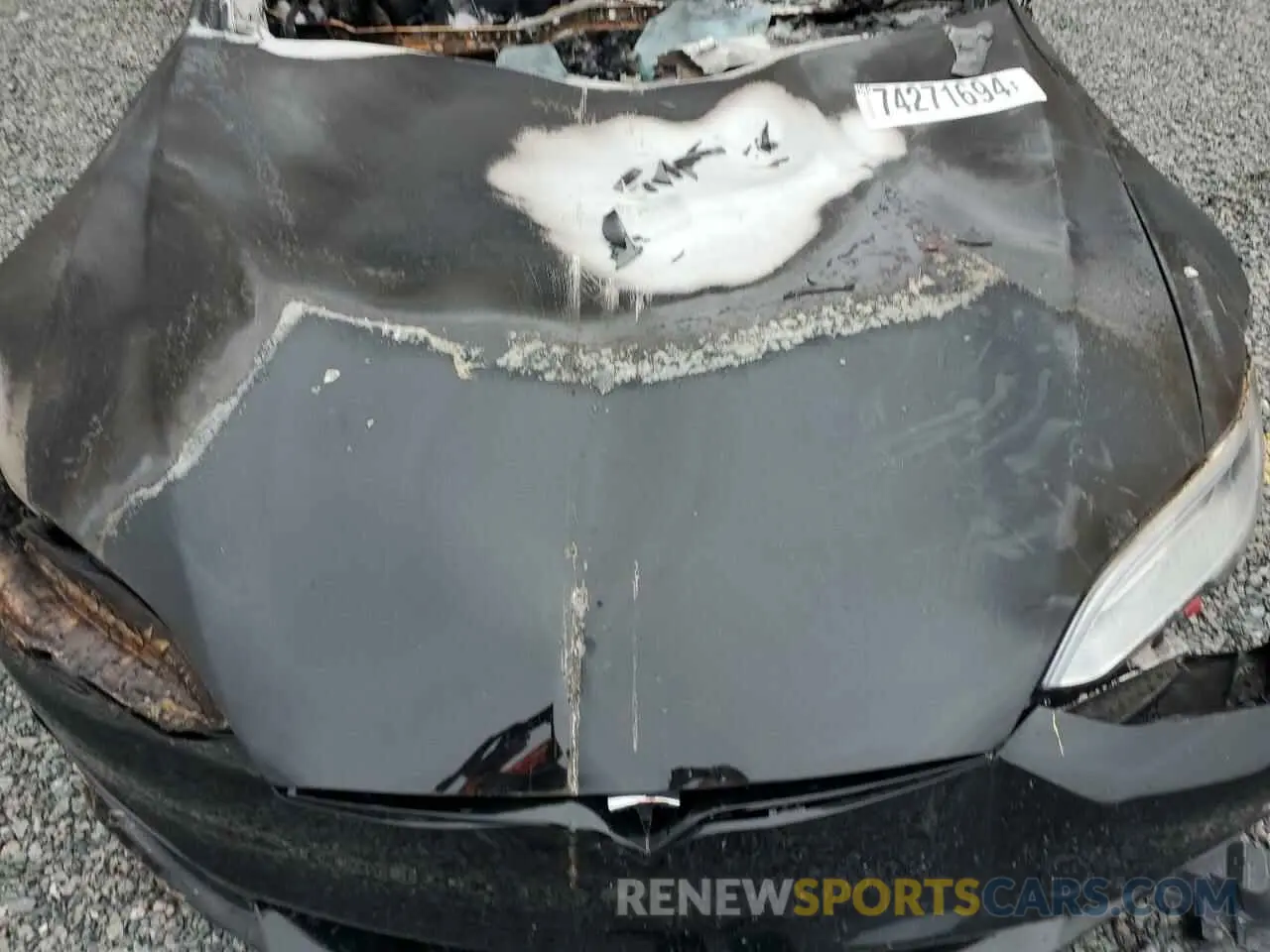 11 fotografías del automóvil dañado 5YJSA1E63MF452301 TESLA MODEL S 2021