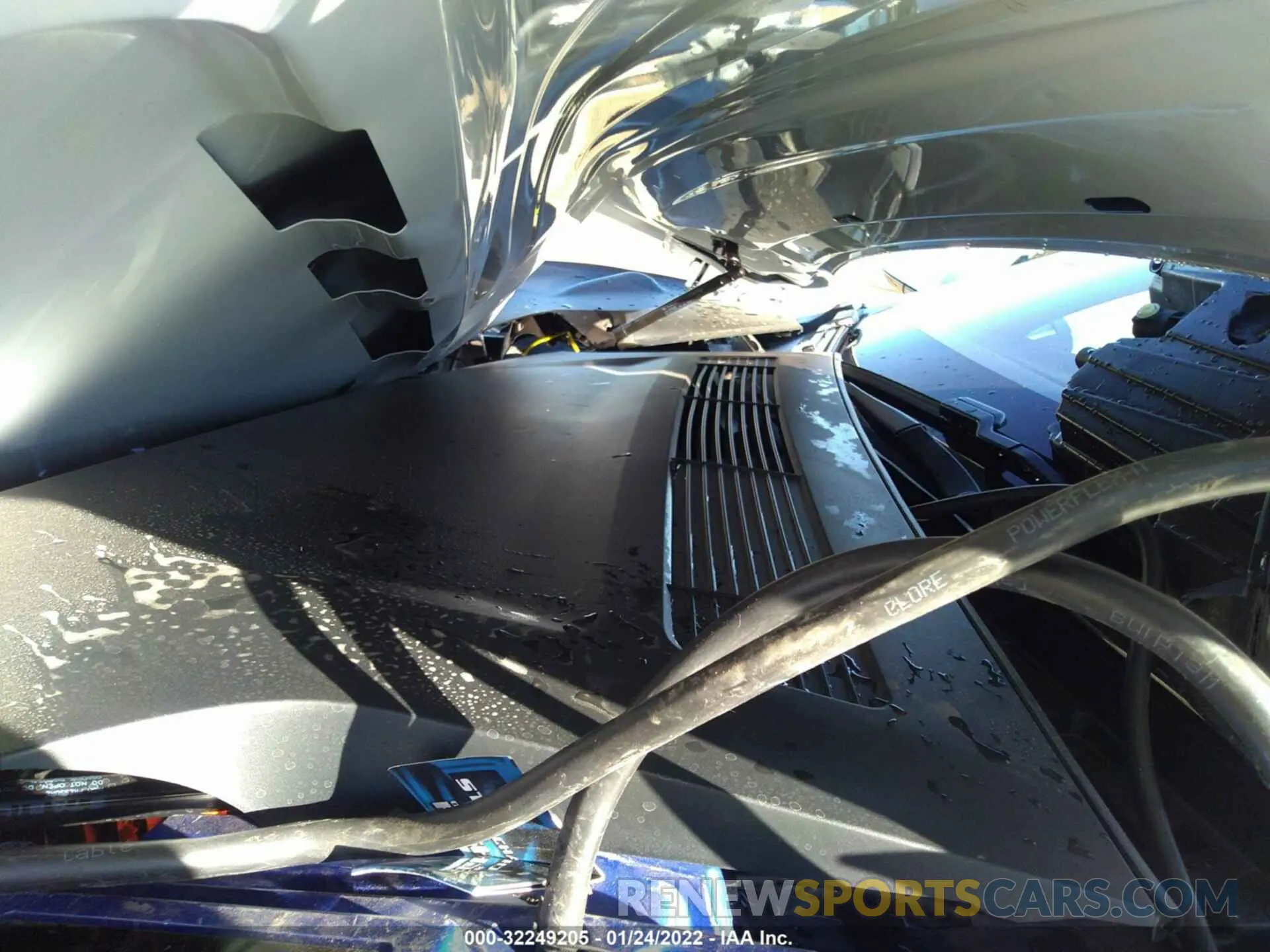 10 fotografías del automóvil dañado 5YJSA1E63MF454419 TESLA MODEL S 2021