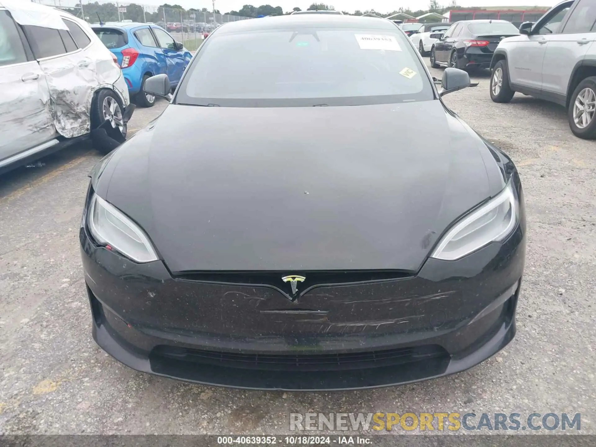 11 fotografías del automóvil dañado 5YJSA1E64MF441095 TESLA MODEL S 2021
