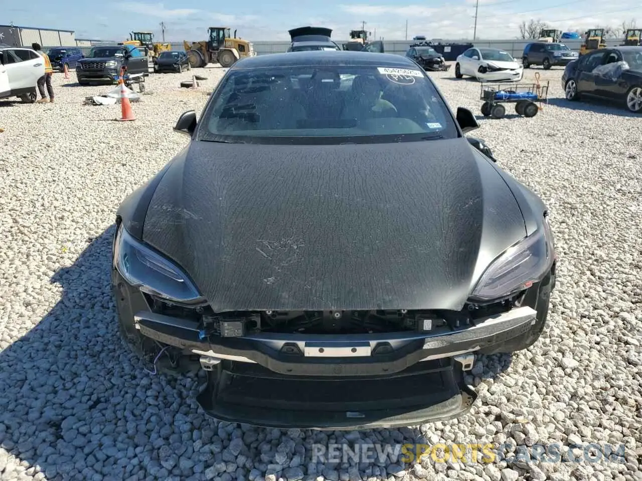 5 fotografías del automóvil dañado 5YJSA1E64MF451576 TESLA MODEL S 2021