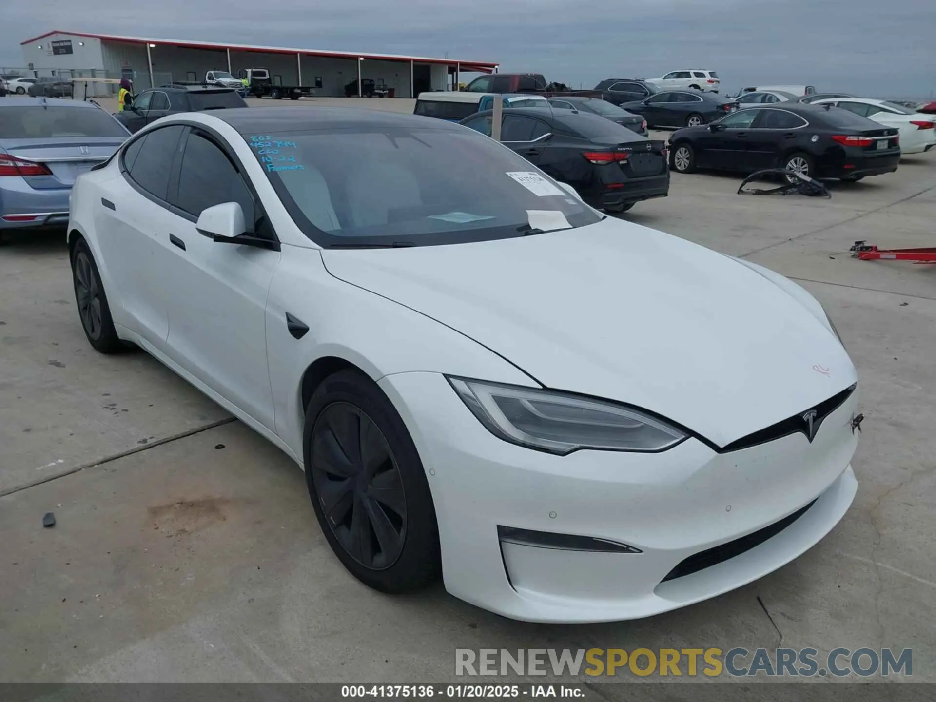 1 fotografías del automóvil dañado 5YJSA1E64MF452744 TESLA MODEL S 2021