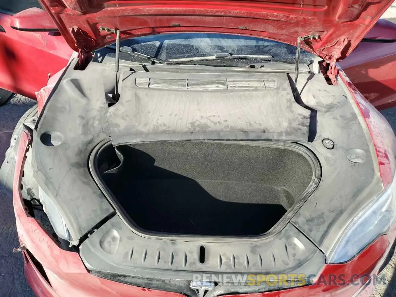 12 fotografías del automóvil dañado 5YJSA1E65MF435922 TESLA MODEL S 2021