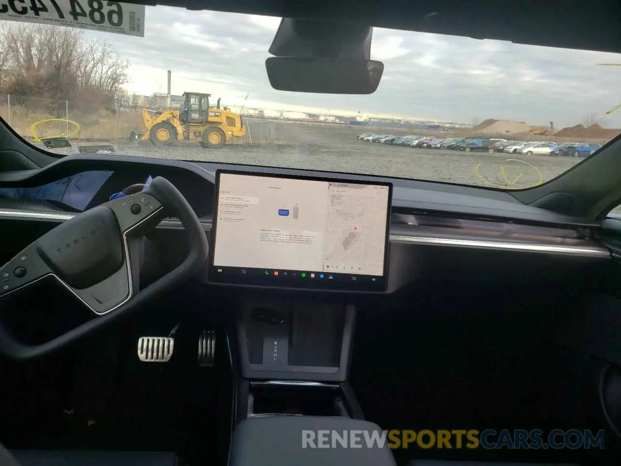 8 fotografías del automóvil dañado 5YJSA1E65MF439274 TESLA MODEL S 2021
