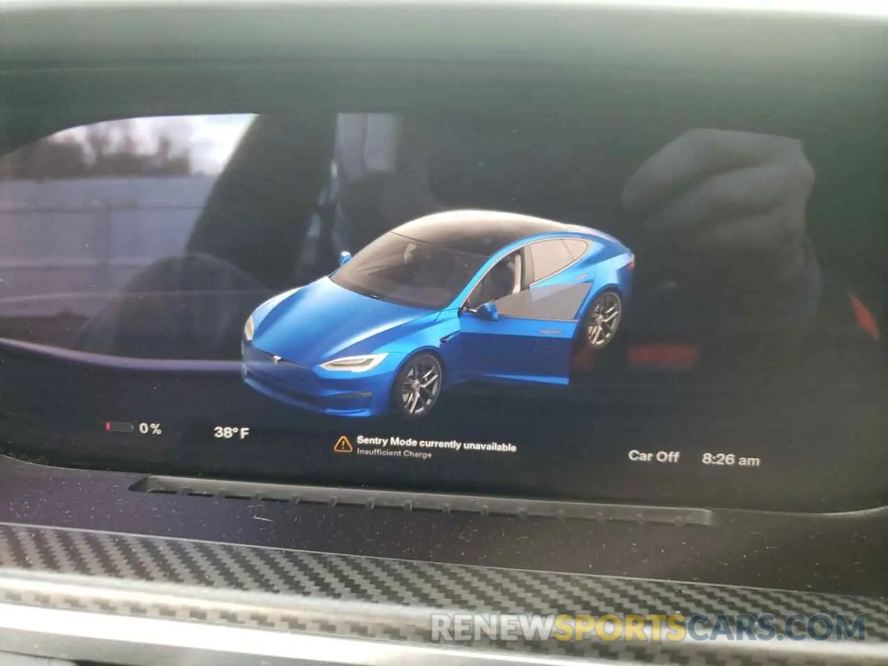 9 fotografías del automóvil dañado 5YJSA1E65MF439274 TESLA MODEL S 2021