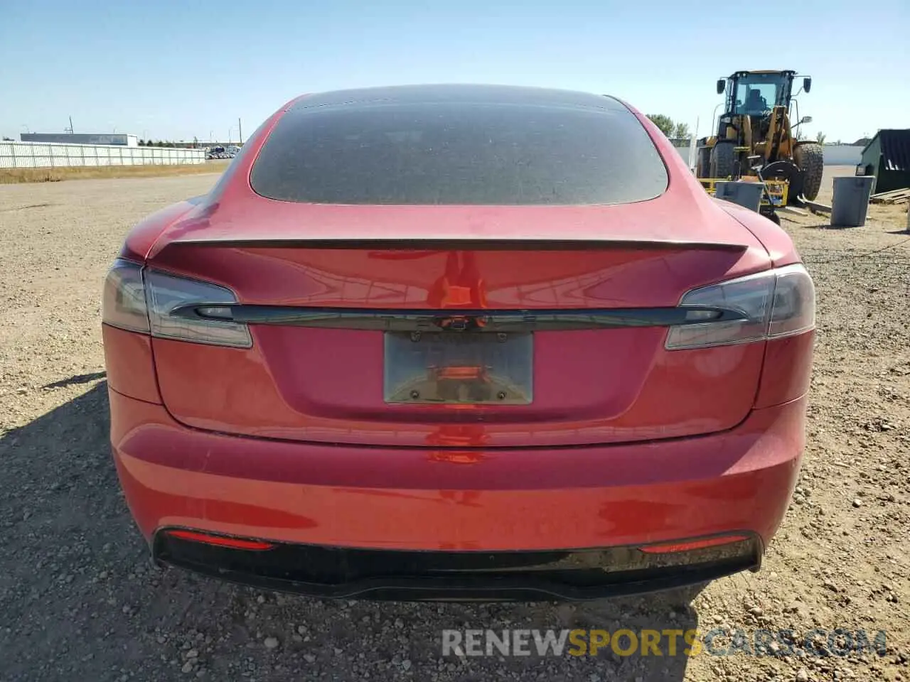 6 fotografías del automóvil dañado 5YJSA1E68MF451449 TESLA MODEL S 2021