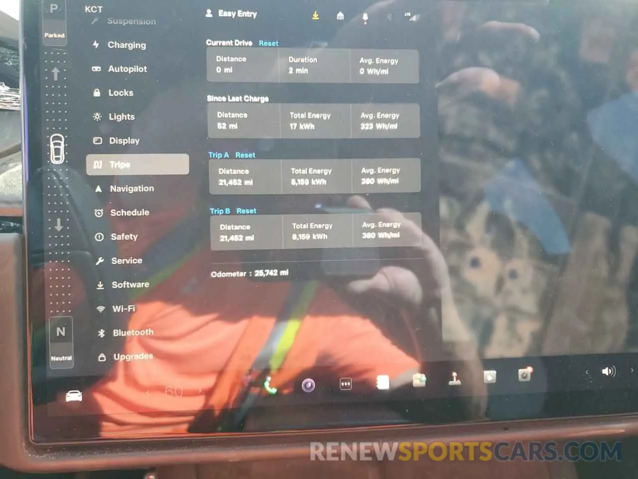 9 fotografías del automóvil dañado 5YJSA1E68MF451449 TESLA MODEL S 2021