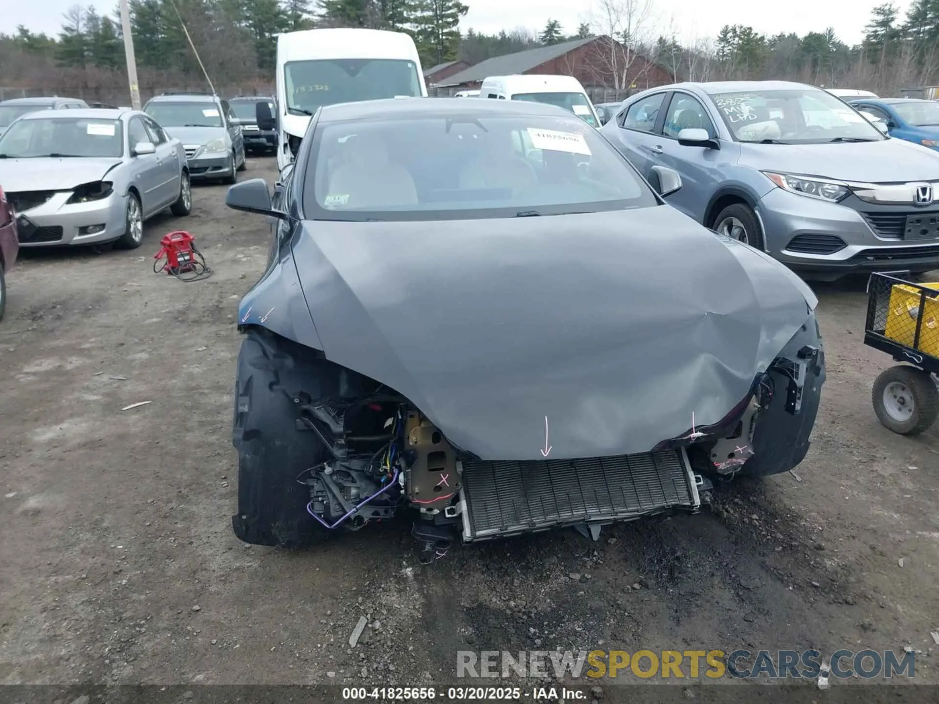 12 fotografías del automóvil dañado 5YJSA1E69MF439147 TESLA MODEL S 2021