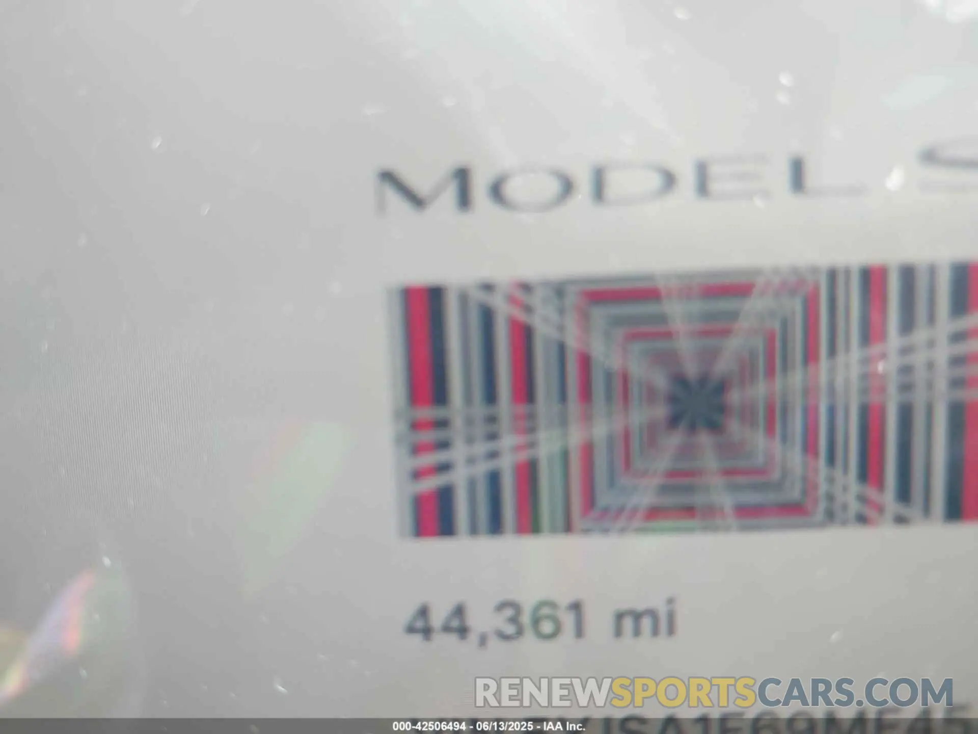 15 fotografías del automóvil dañado 5YJSA1E69MF454571 TESLA MODEL S 2021