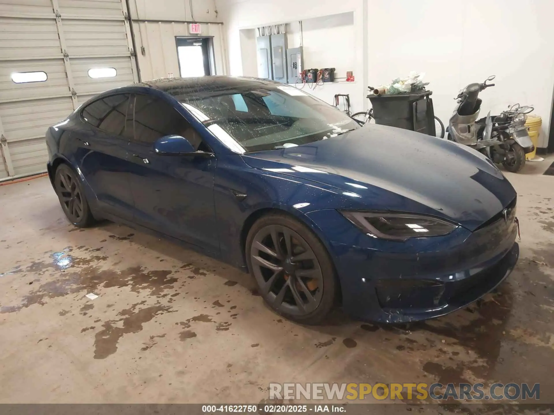 1 fotografías del automóvil dañado 5YJSA1E6XMF439884 TESLA MODEL S 2021