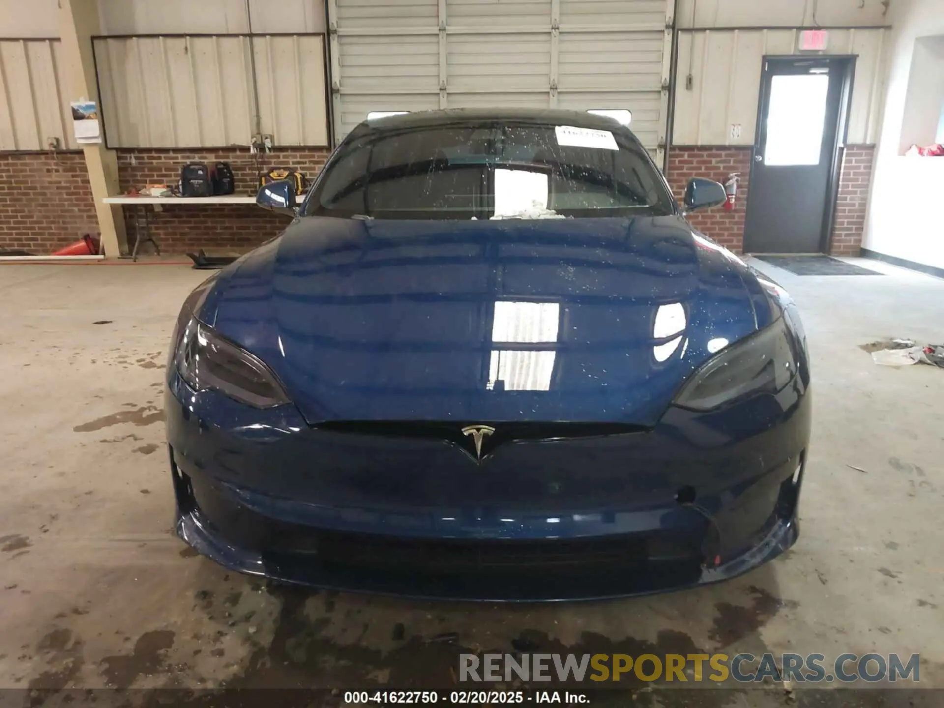 12 fotografías del automóvil dañado 5YJSA1E6XMF439884 TESLA MODEL S 2021