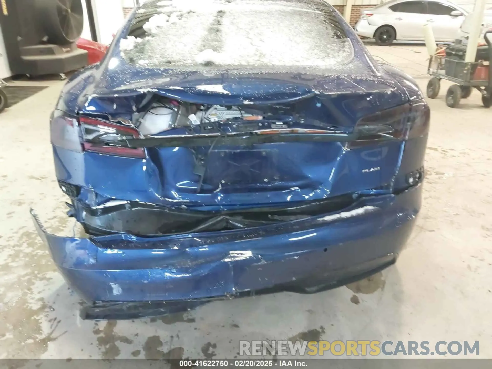 6 fotografías del automóvil dañado 5YJSA1E6XMF439884 TESLA MODEL S 2021
