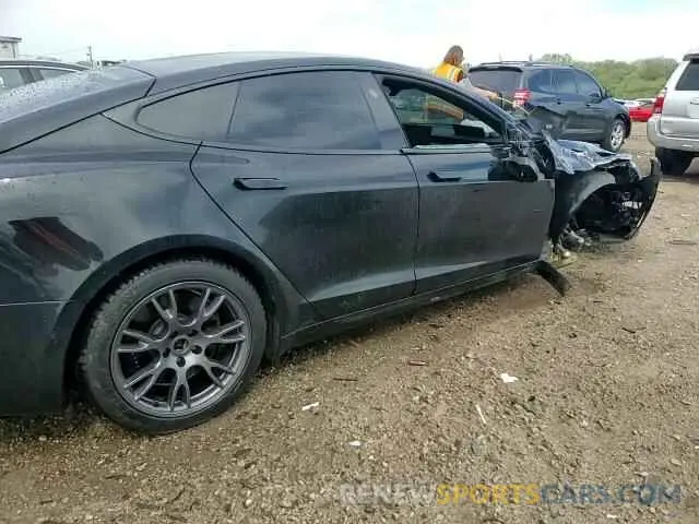 14 fotografías del automóvil dañado 5YJSA1E6XMF456295 TESLA MODEL S 2021