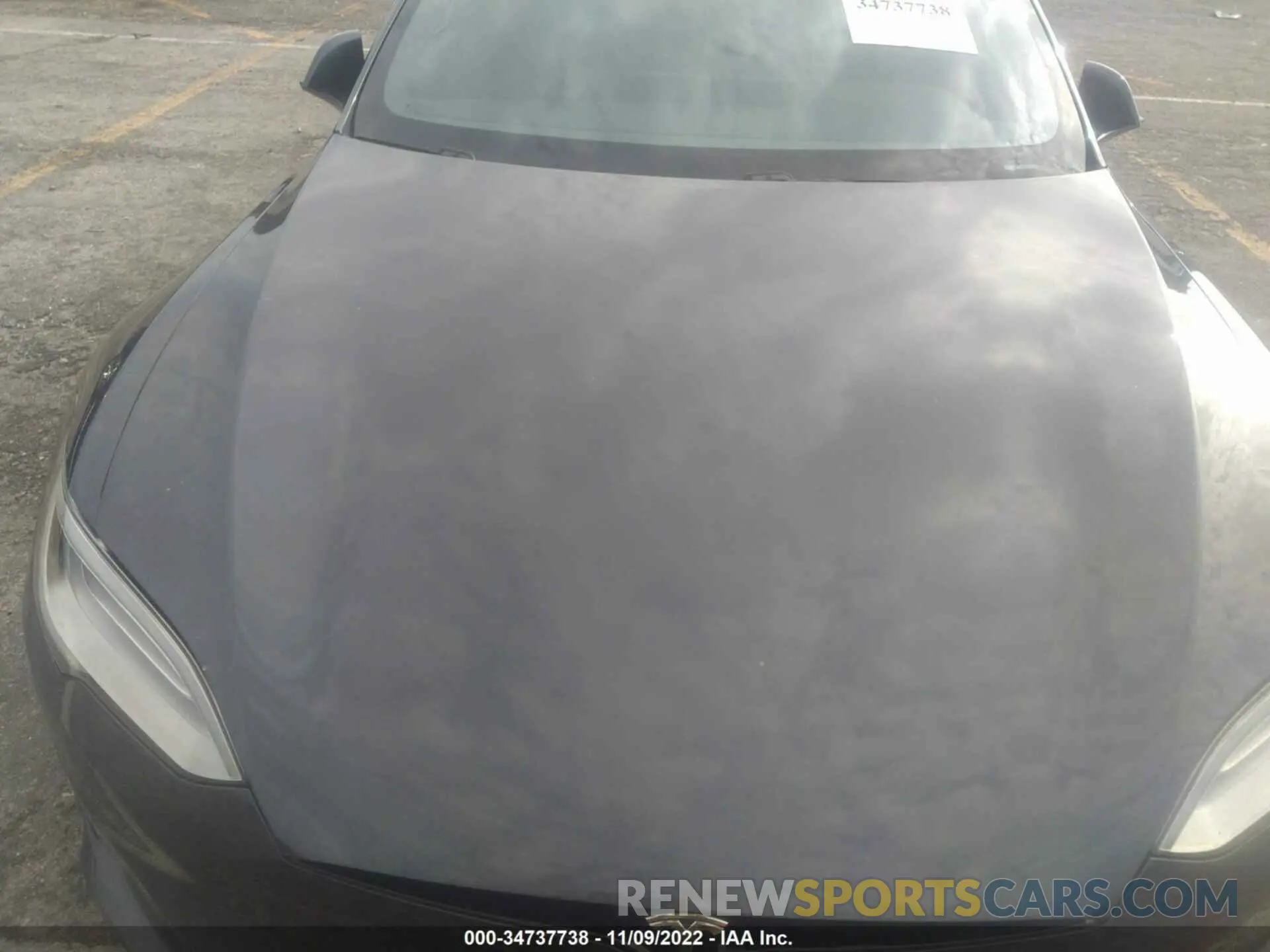 10 fotografías del automóvil dañado 5YJSA1E50NF470246 TESLA MODEL S 2022