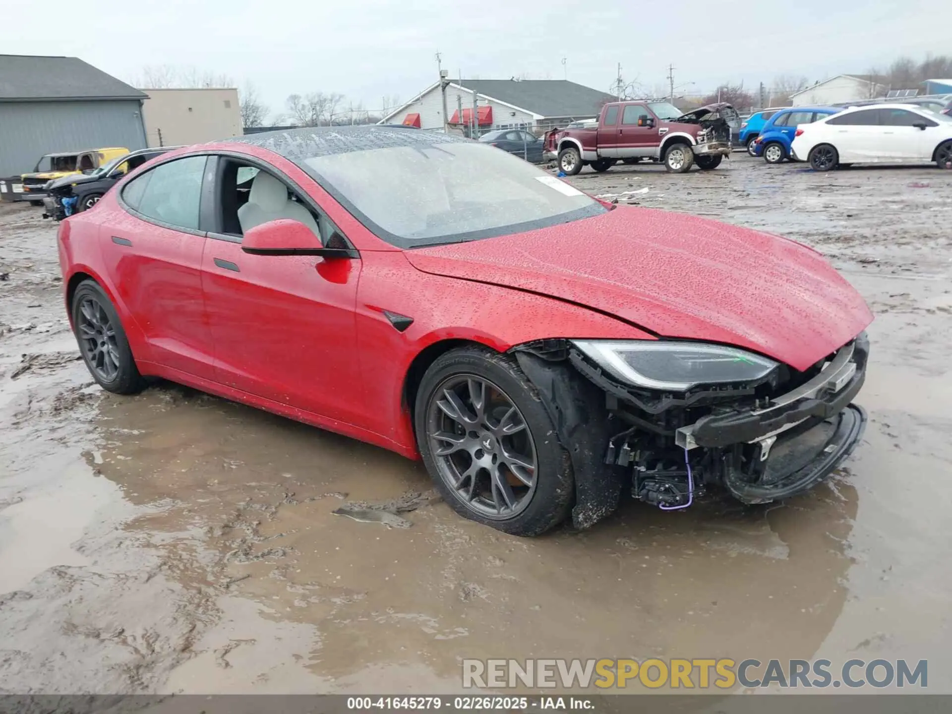 1 fotografías del automóvil dañado 5YJSA1E50NF480453 TESLA MODEL S 2022