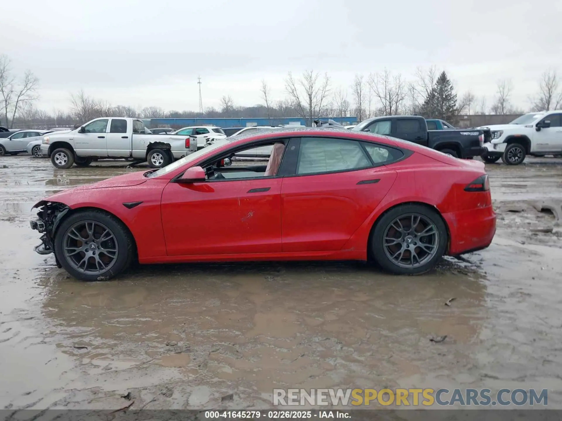 15 fotografías del automóvil dañado 5YJSA1E50NF480453 TESLA MODEL S 2022