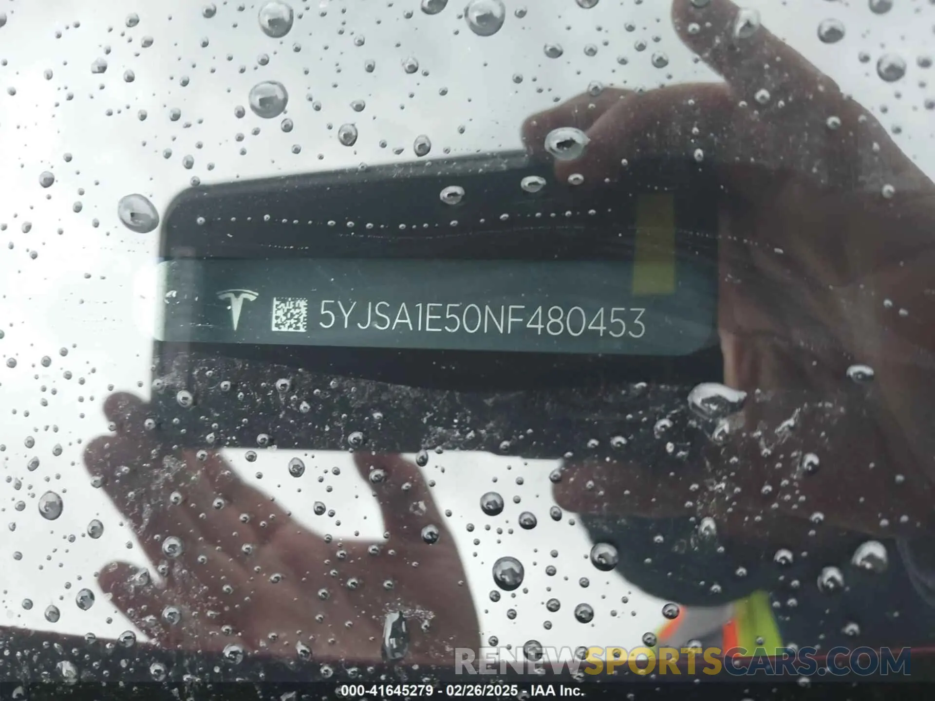 9 fotografías del automóvil dañado 5YJSA1E50NF480453 TESLA MODEL S 2022