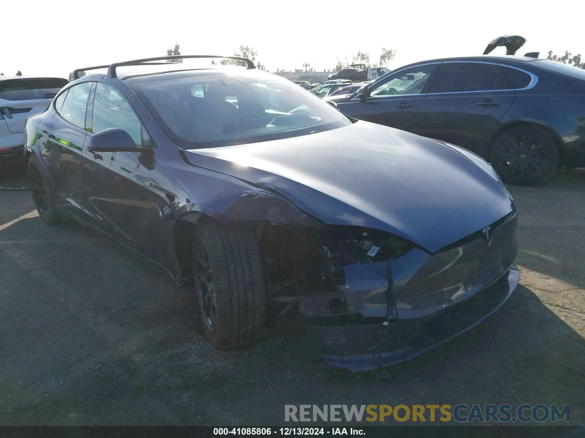 1 fotografías del automóvil dañado 5YJSA1E50NF482719 TESLA MODEL S 2022