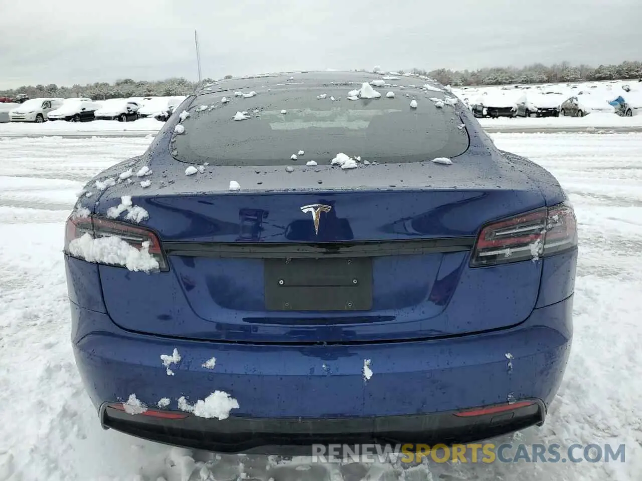 6 fotografías del automóvil dañado 5YJSA1E50NF493767 TESLA MODEL S 2022