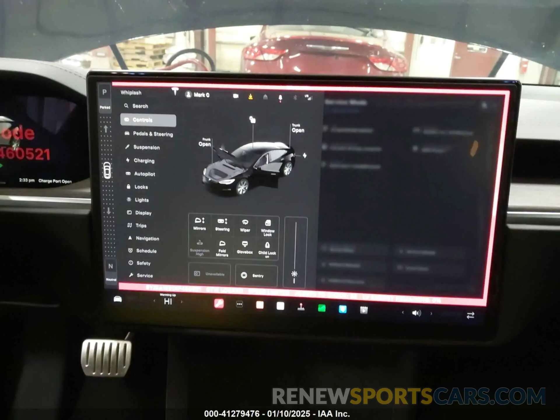 19 fotografías del automóvil dañado 5YJSA1E51NF460521 TESLA MODEL S 2022