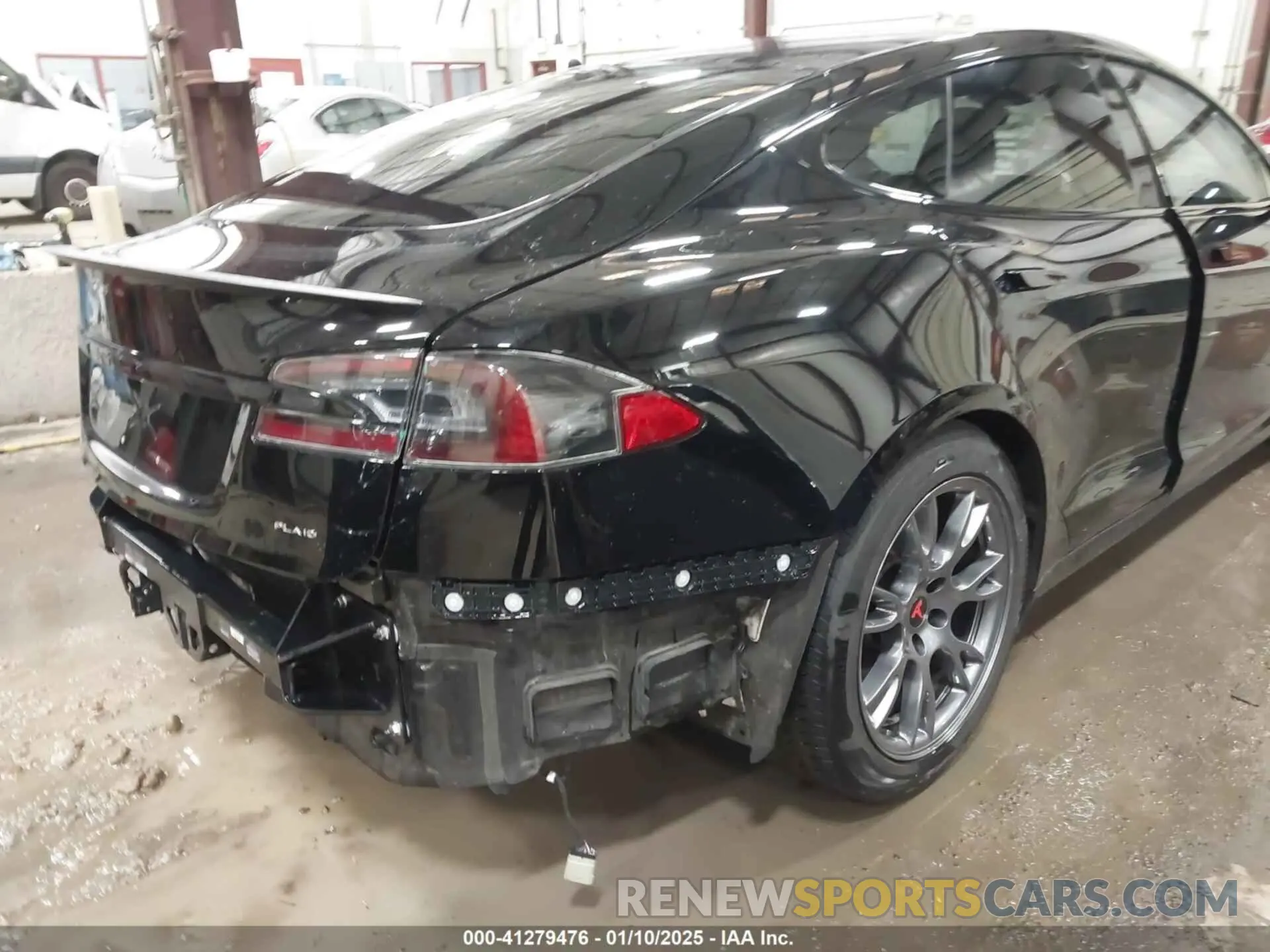 20 fotografías del automóvil dañado 5YJSA1E51NF460521 TESLA MODEL S 2022