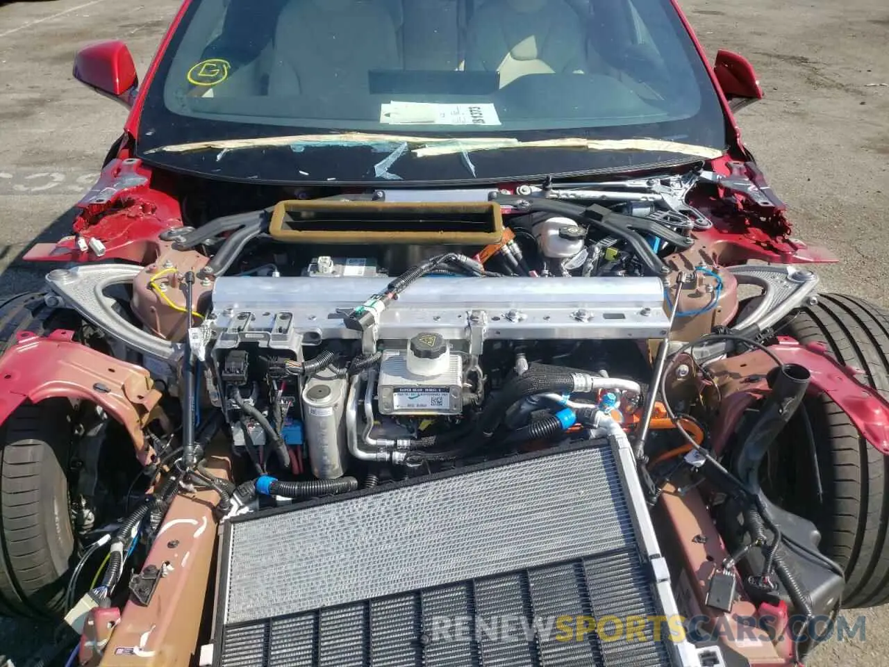 7 fotografías del automóvil dañado 5YJSA1E51NF469722 TESLA MODEL S 2022