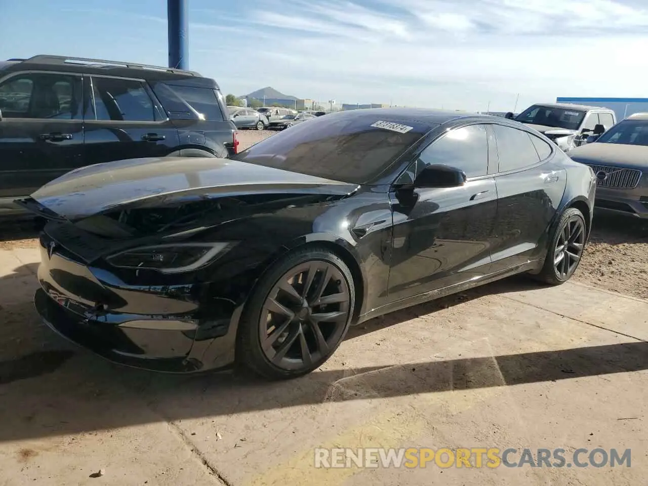 1 fotografías del automóvil dañado 5YJSA1E51NF474743 TESLA MODEL S 2022