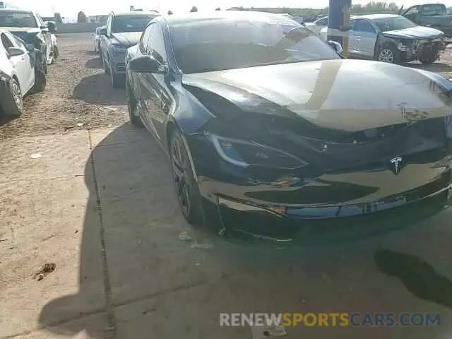 10 fotografías del automóvil dañado 5YJSA1E51NF474743 TESLA MODEL S 2022
