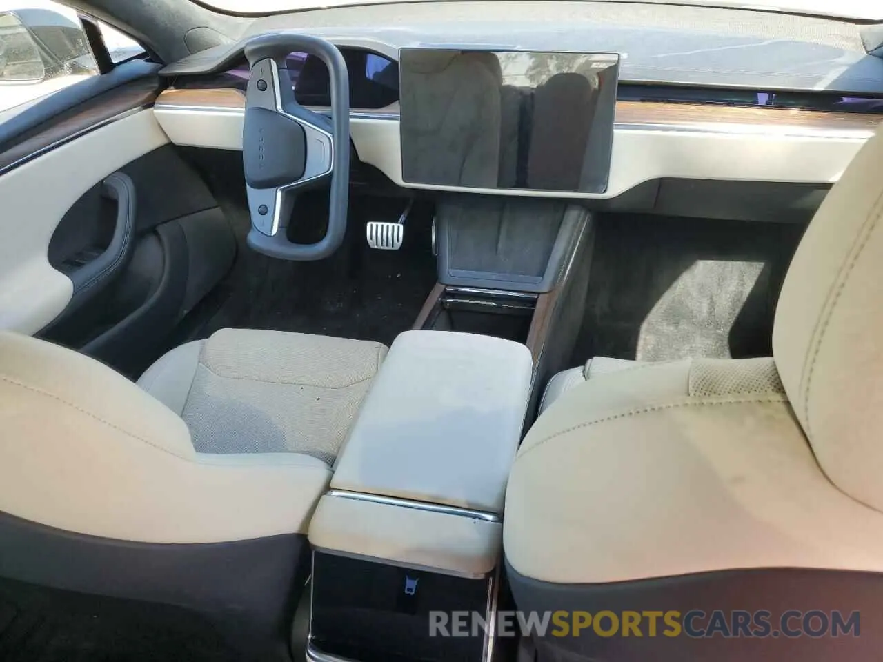 8 fotografías del automóvil dañado 5YJSA1E51NF487329 TESLA MODEL S 2022
