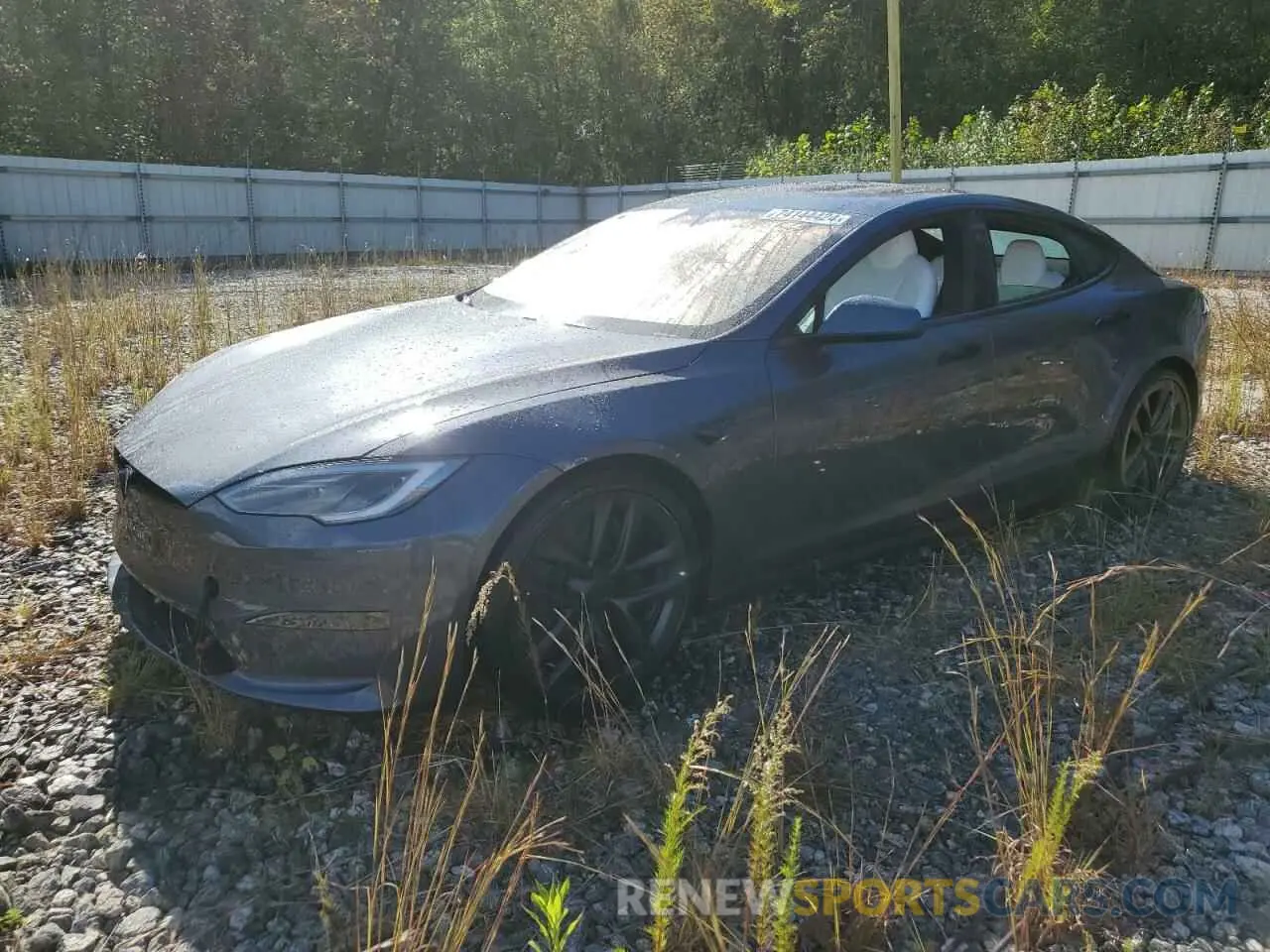 1 fotografías del automóvil dañado 5YJSA1E51NF488545 TESLA MODEL S 2022
