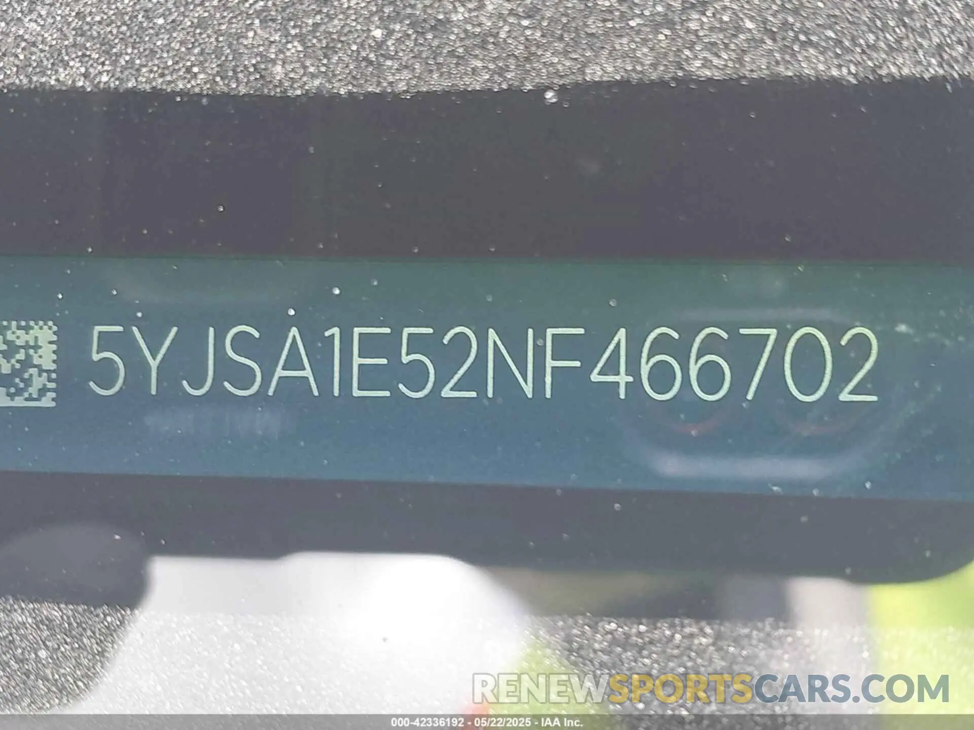 24 fotografías del automóvil dañado 5YJSA1E52NF466702 TESLA MODEL S 2022