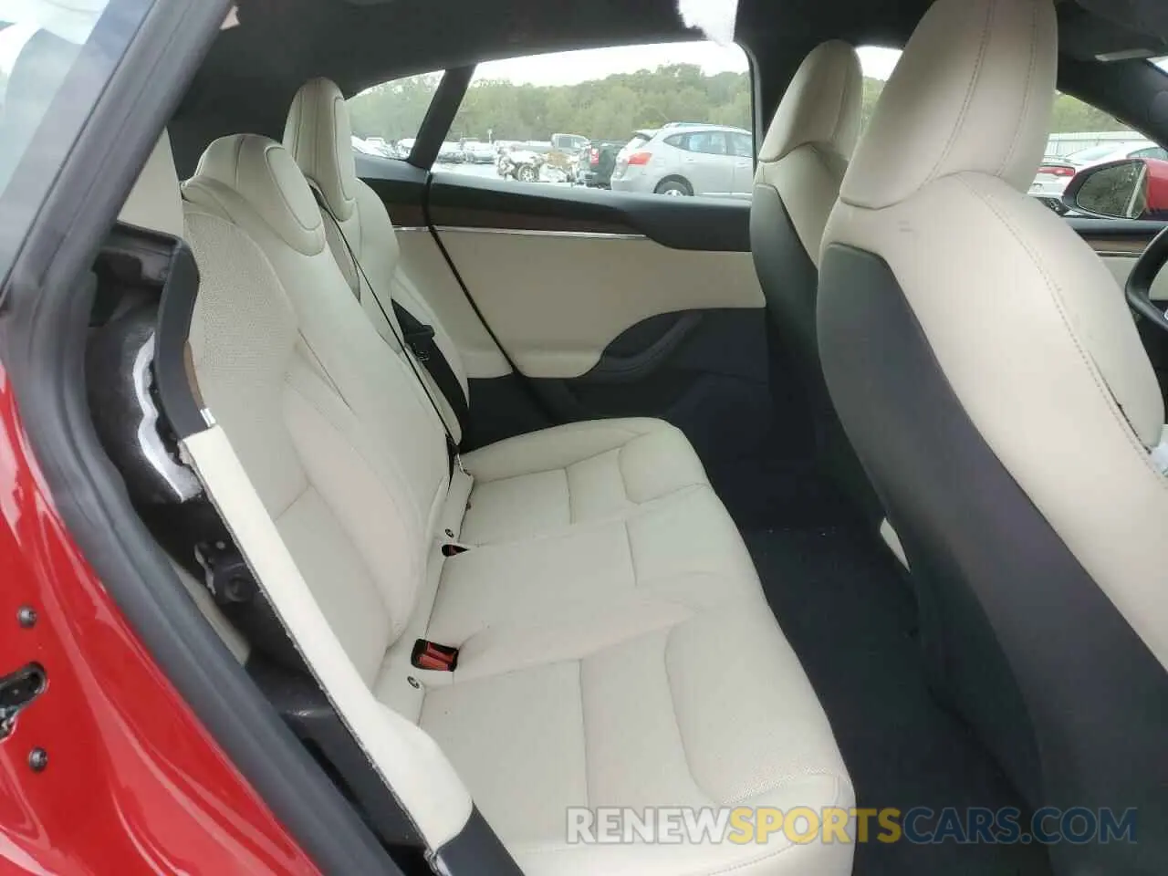 10 fotografías del automóvil dañado 5YJSA1E52NF470622 TESLA MODEL S 2022