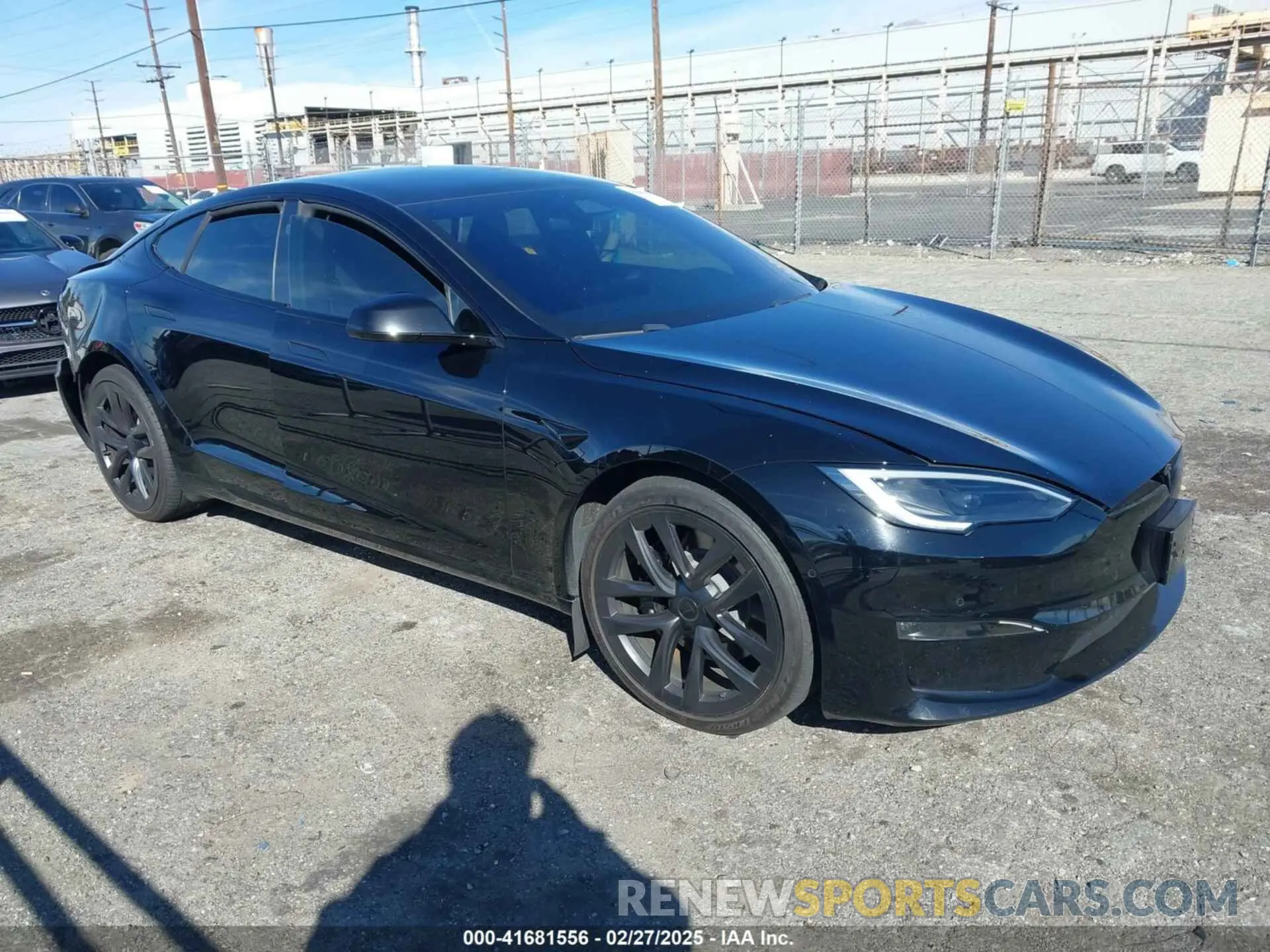 1 fotografías del automóvil dañado 5YJSA1E52NF488134 TESLA MODEL S 2022