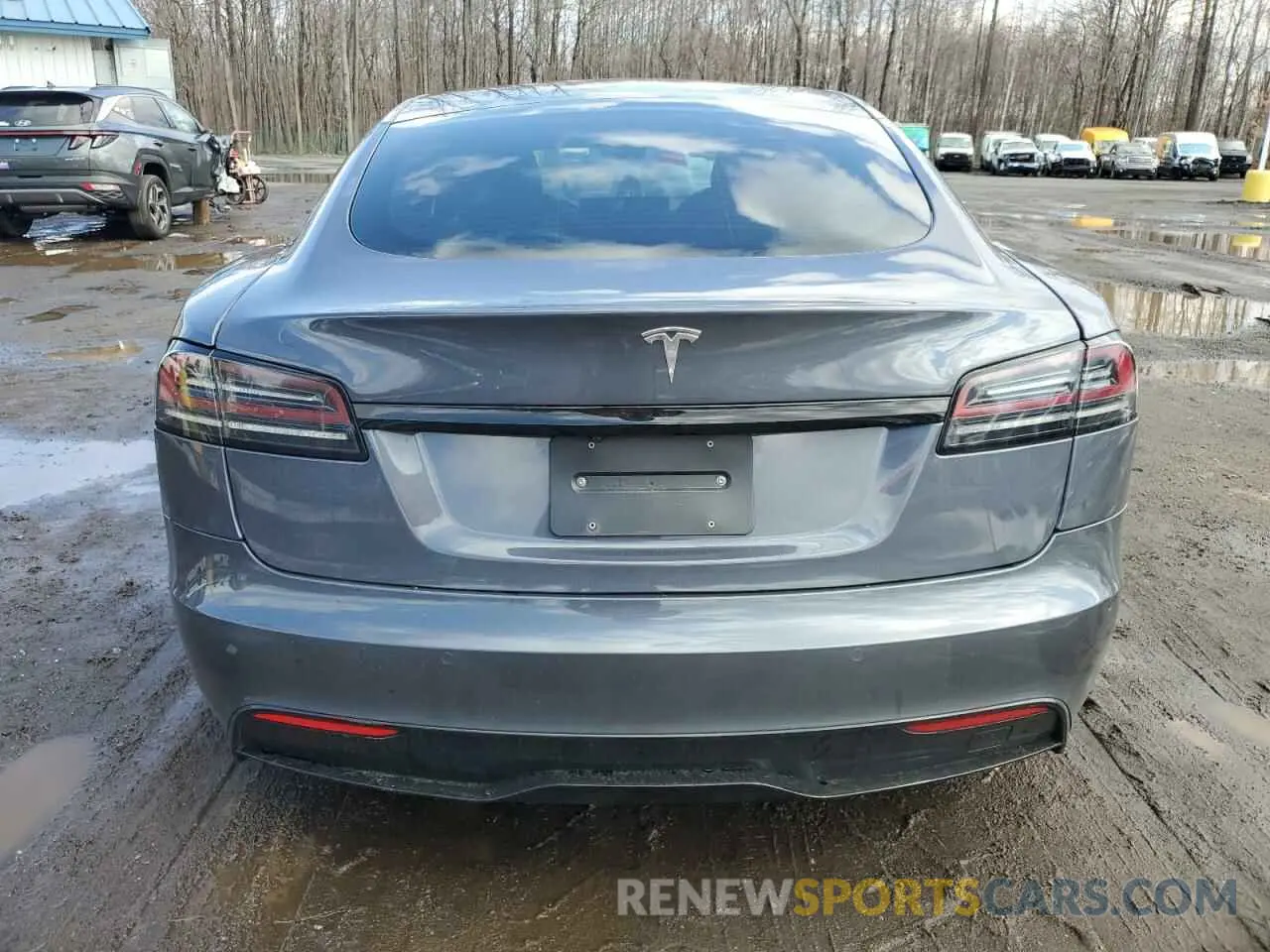 6 fotografías del automóvil dañado 5YJSA1E52NF493608 TESLA MODEL S 2022