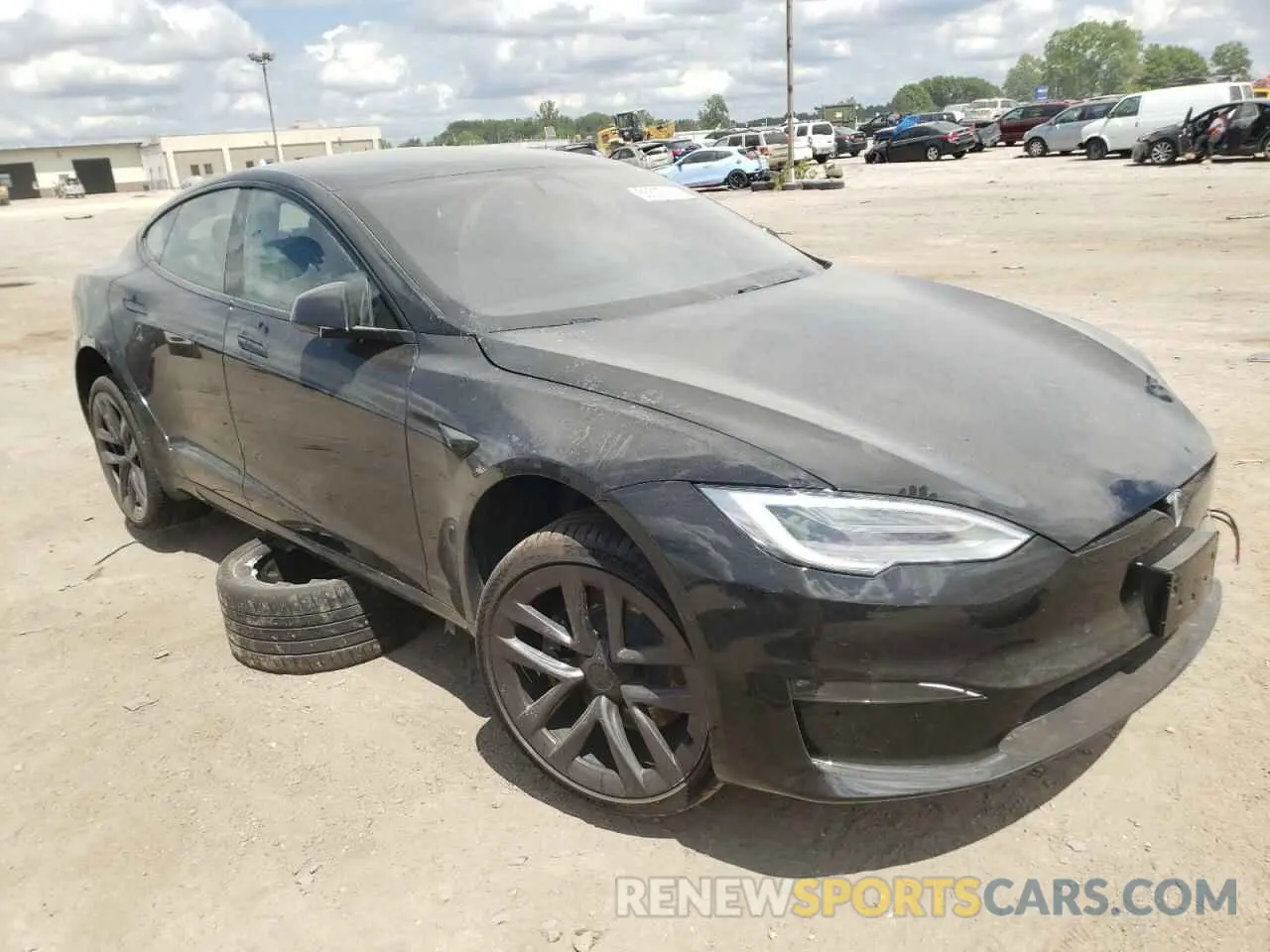 1 fotografías del automóvil dañado 5YJSA1E53NF461136 TESLA MODEL S 2022