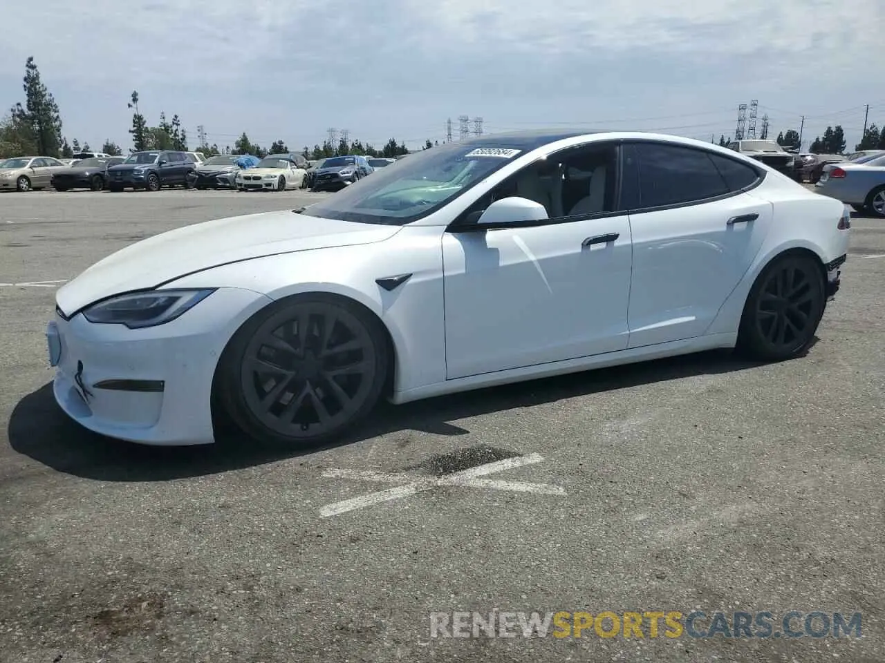 1 fotografías del automóvil dañado 5YJSA1E53NF463307 TESLA MODEL S 2022