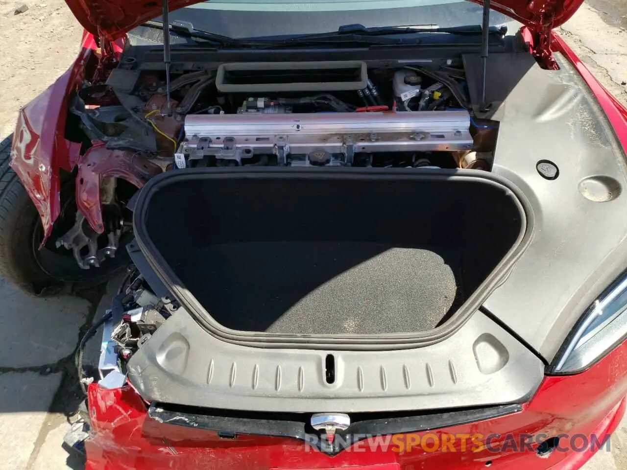 7 fotografías del automóvil dañado 5YJSA1E53NF473769 TESLA MODEL S 2022