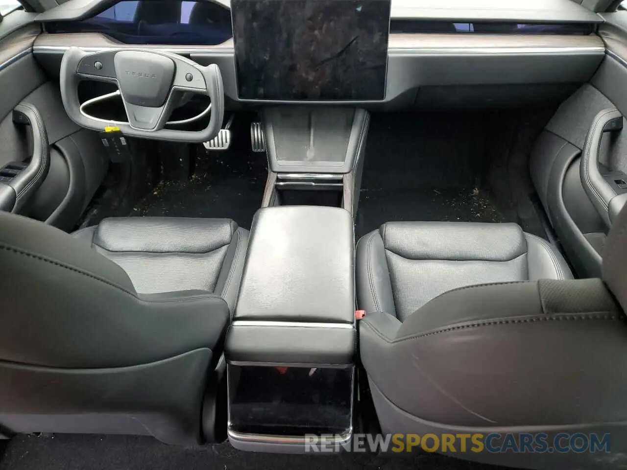 8 fotografías del automóvil dañado 5YJSA1E54NF465048 TESLA MODEL S 2022