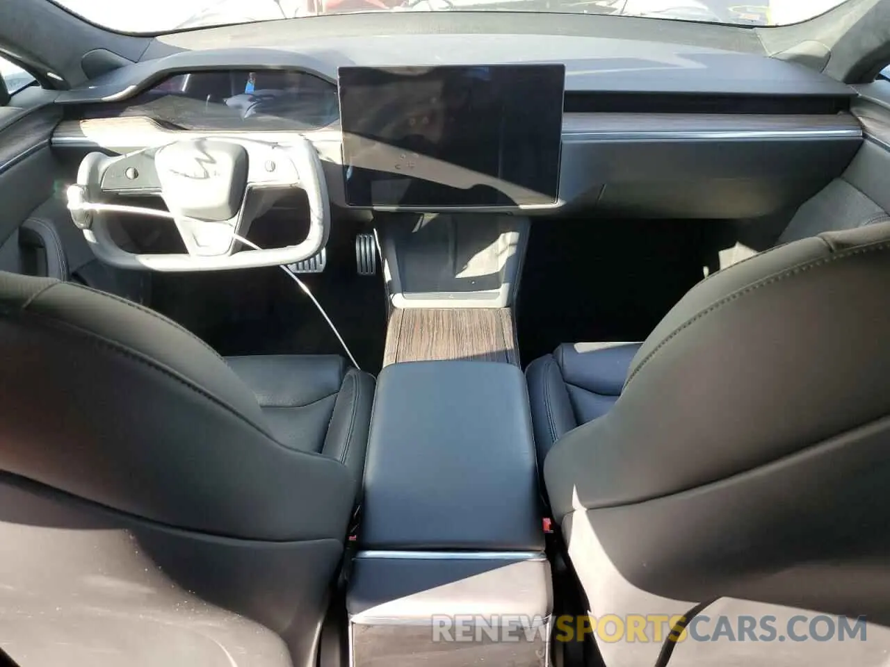 8 fotografías del automóvil dañado 5YJSA1E54NF477586 TESLA MODEL S 2022