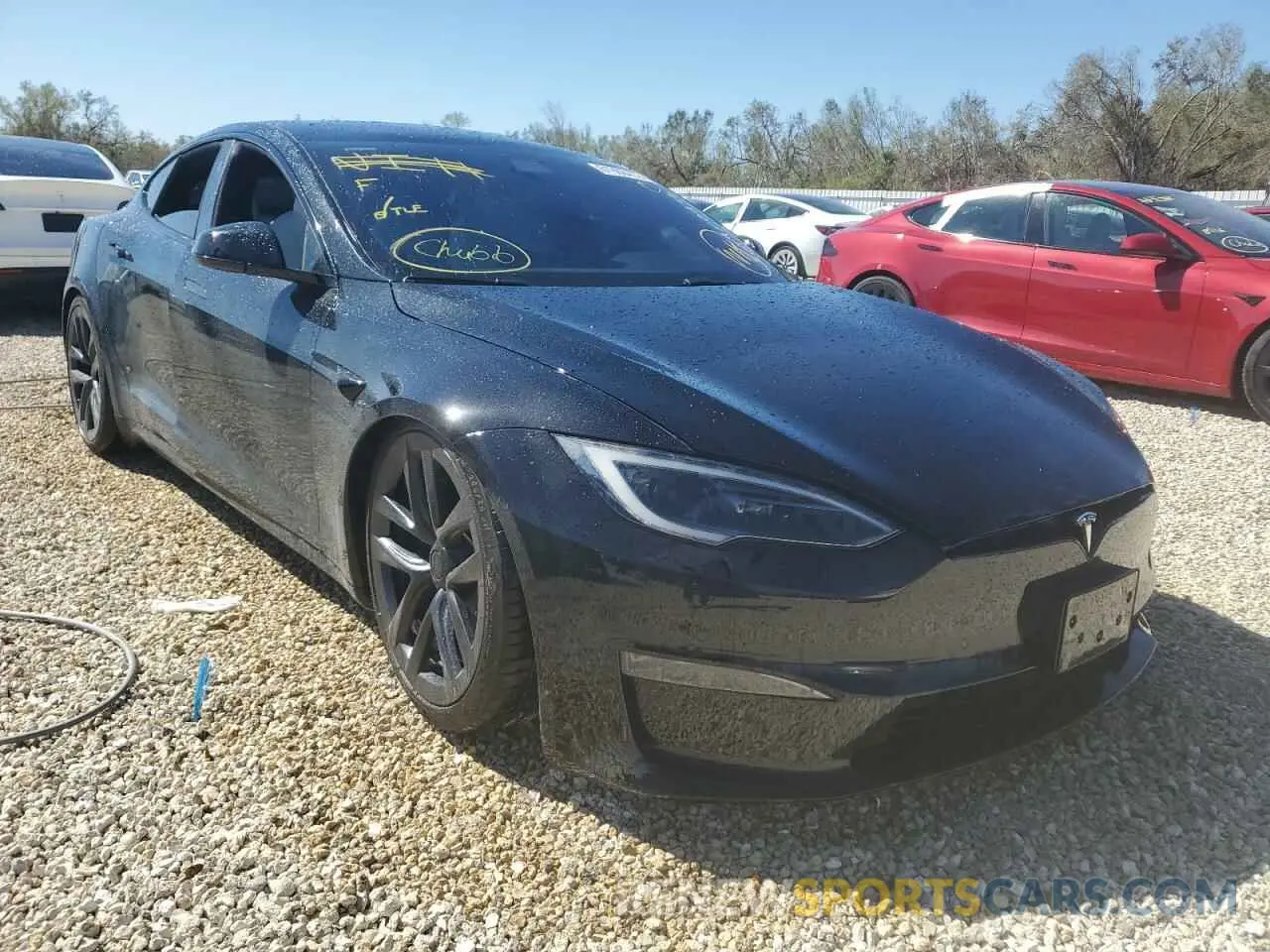 1 fotografías del automóvil dañado 5YJSA1E54NF487020 TESLA MODEL S 2022