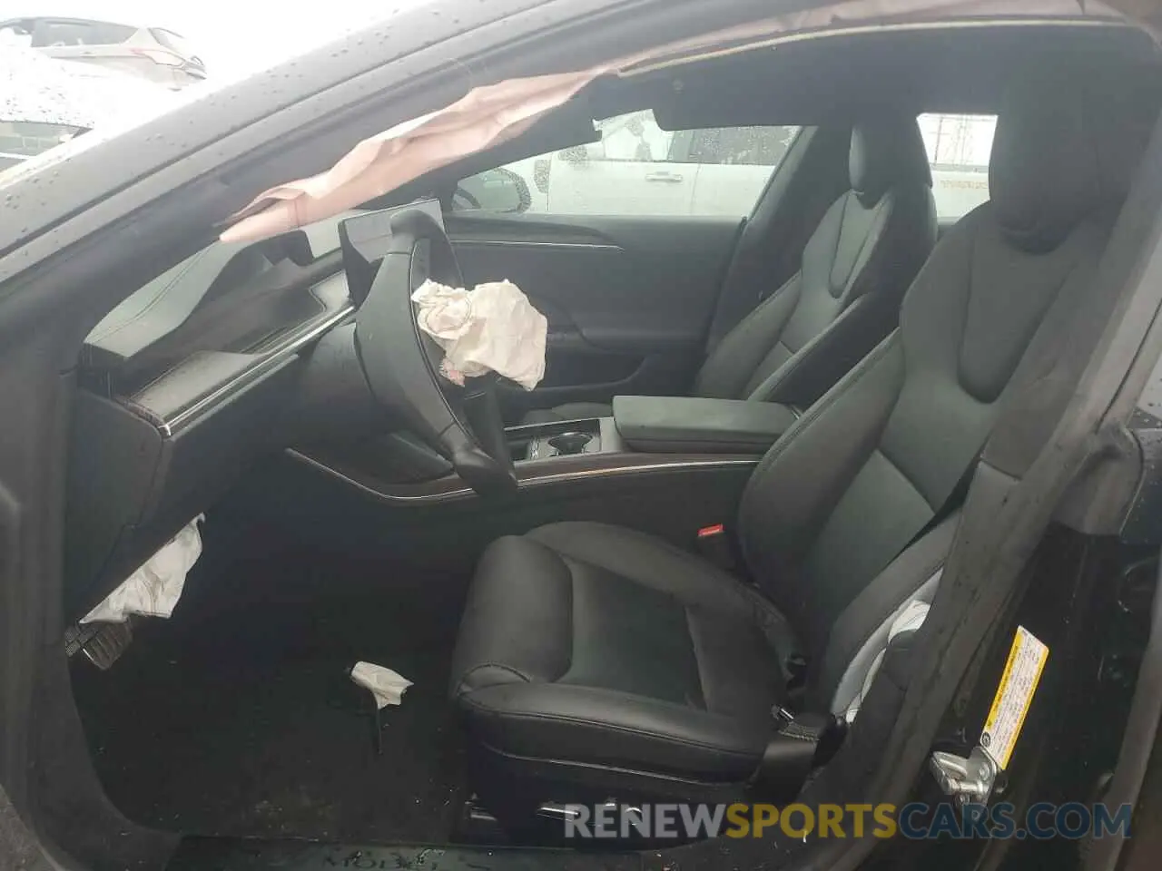 7 fotografías del automóvil dañado 5YJSA1E54NF488362 TESLA MODEL S 2022