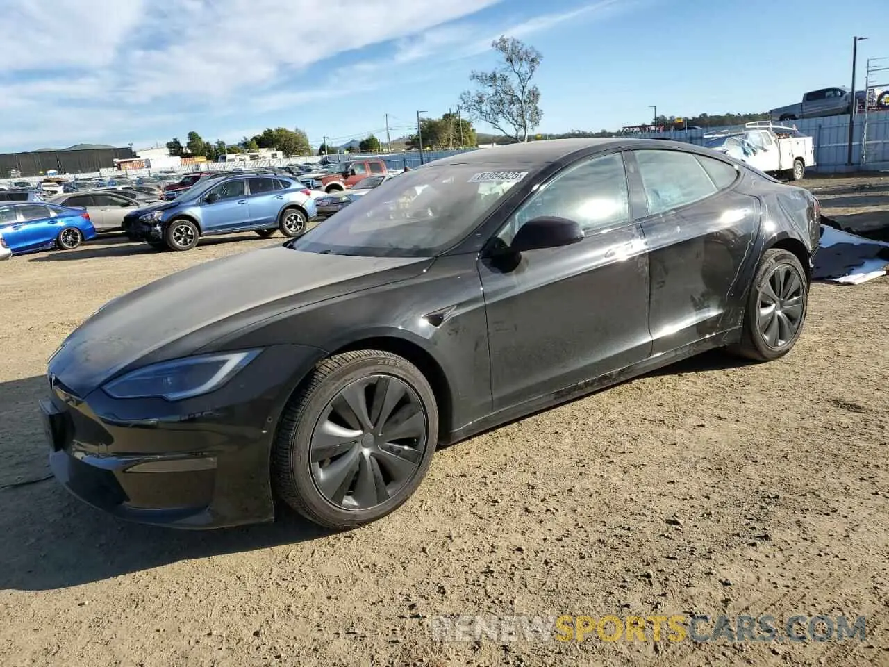 1 fotografías del automóvil dañado 5YJSA1E54NF492329 TESLA MODEL S 2022