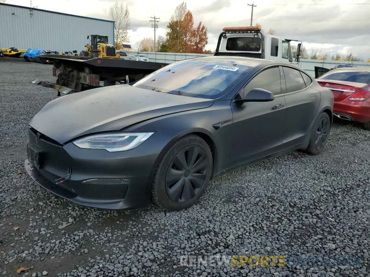 1 fotografías del automóvil dañado 5YJSA1E56NF462815 TESLA MODEL S 2022
